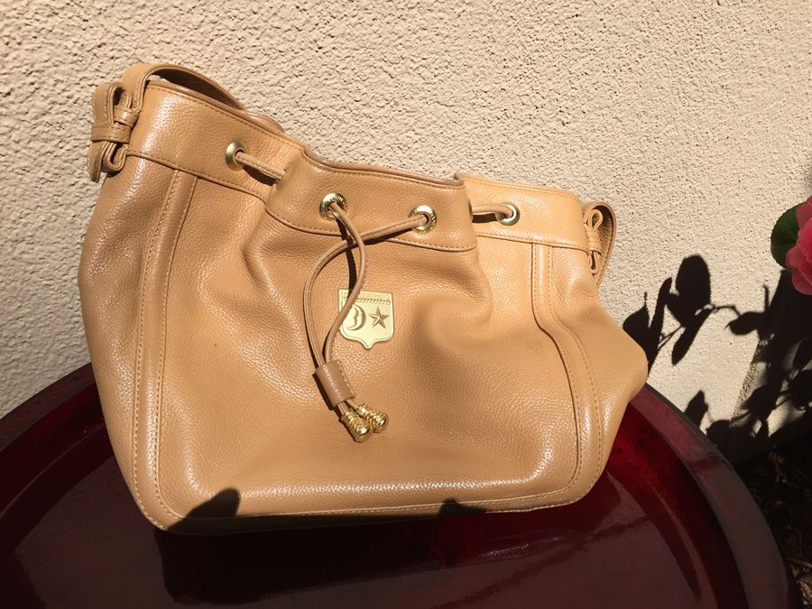 BARRY KIESELSTEIN-CORD Tan Leather Shoulder Bag Handbag 1991 Made In Italy [Photo 5]