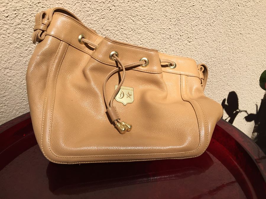 BARRY KIESELSTEIN-CORD Tan Leather Shoulder Bag Handbag 1991 Made In Italy [Photo 4]