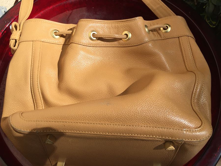 BARRY KIESELSTEIN-CORD Tan Leather Shoulder Bag Handbag 1991 Made In Italy [Photo 7]