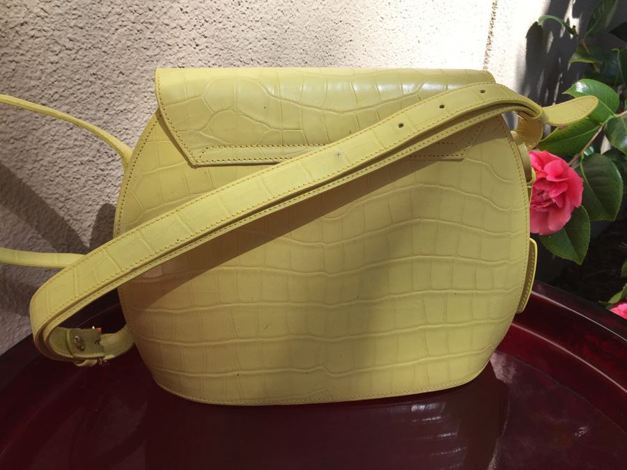 Yellow ESCADA Shoulder Bag Handbag [Photo 6]