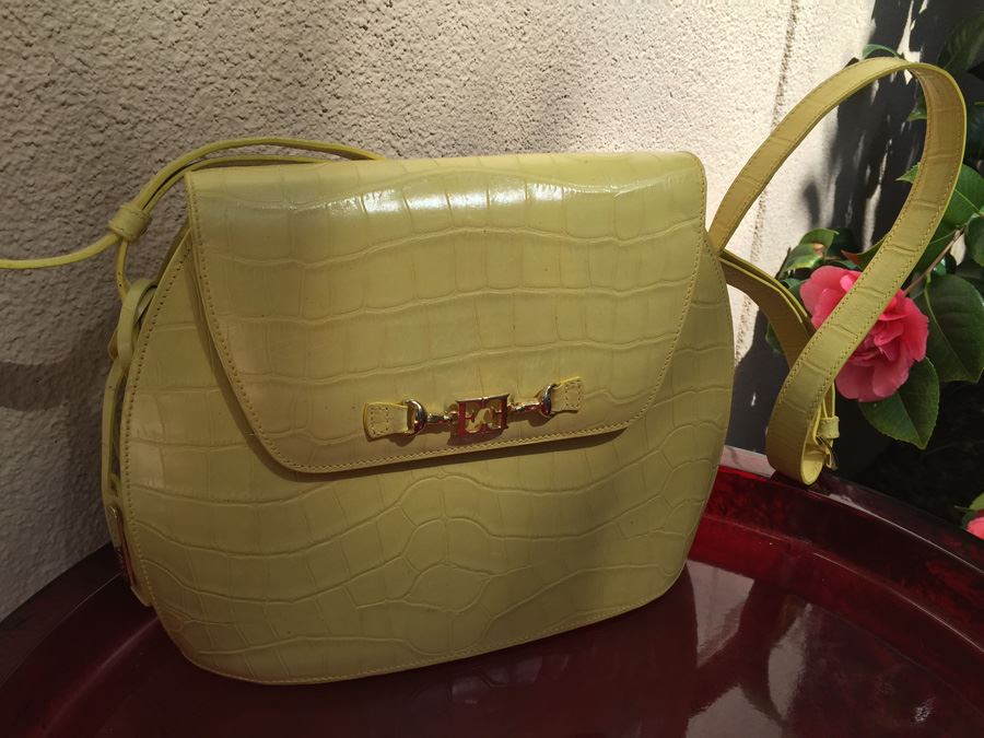 Yellow ESCADA Shoulder Bag Handbag