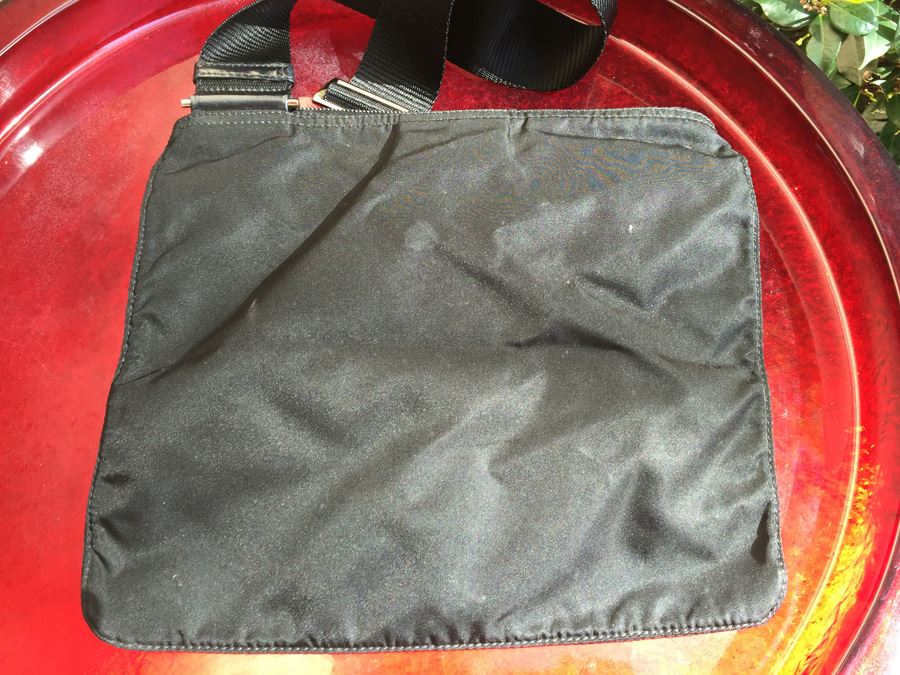 Black PRADA Shoulder Bag Handbag Made In Italy [Photo 7]