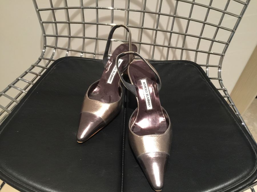 MANOLO BLAHNIK Shoes Hand Made In Italy Size 37 1/2 [Photo 4]