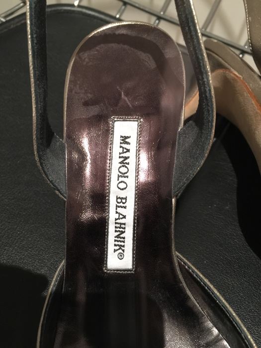 MANOLO BLAHNIK Shoes Hand Made In Italy Size 37 1/2 [Photo 2]