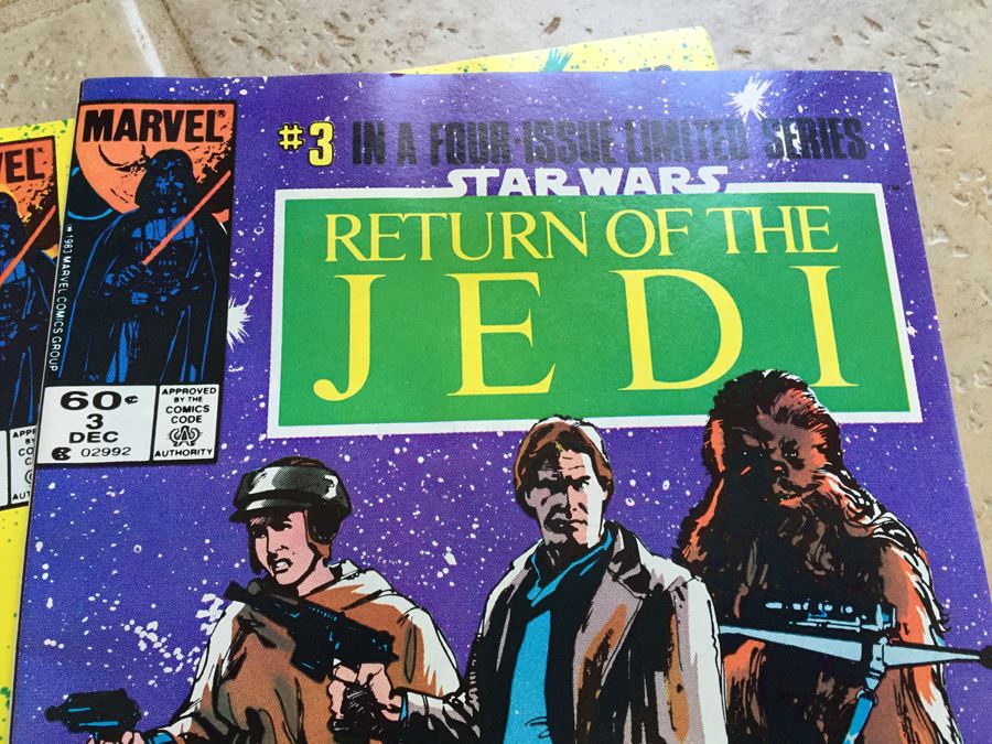 STAR WARS Return Of The Jedi Comic Book Series Issues #1-#4 [Photo 8]