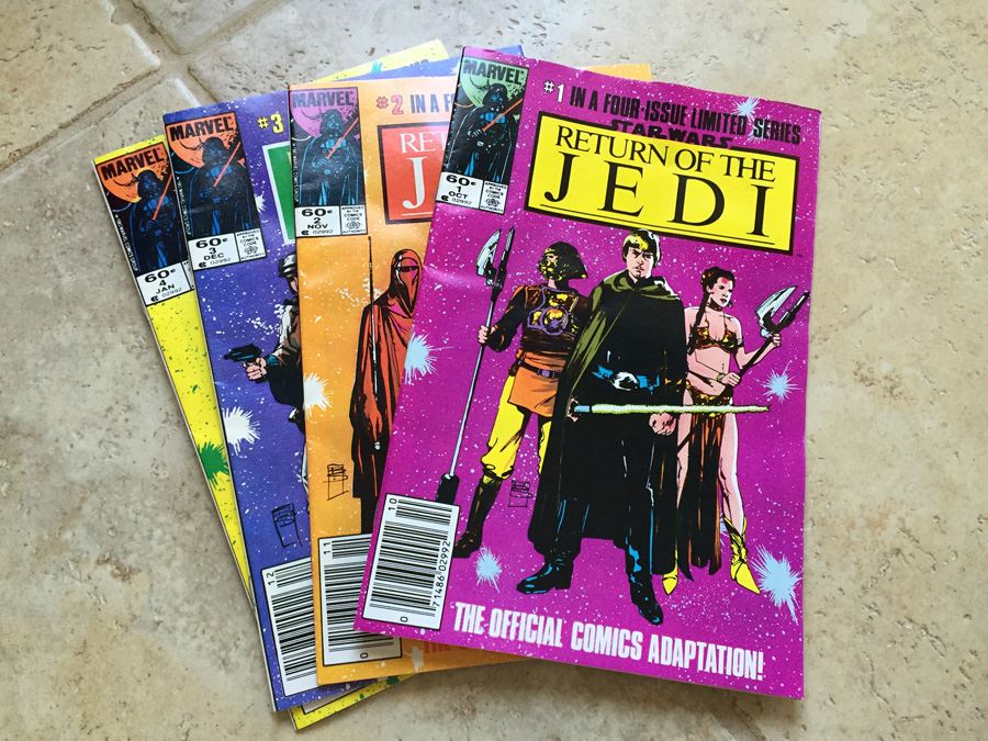 STAR WARS Return Of The Jedi Comic Book Series Issues #1-#4