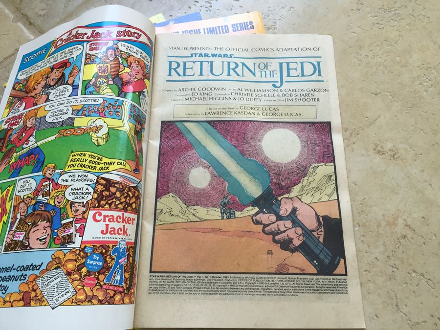 STAR WARS Return Of The Jedi Comic Book Series Issues #1-#4 [Photo 6]