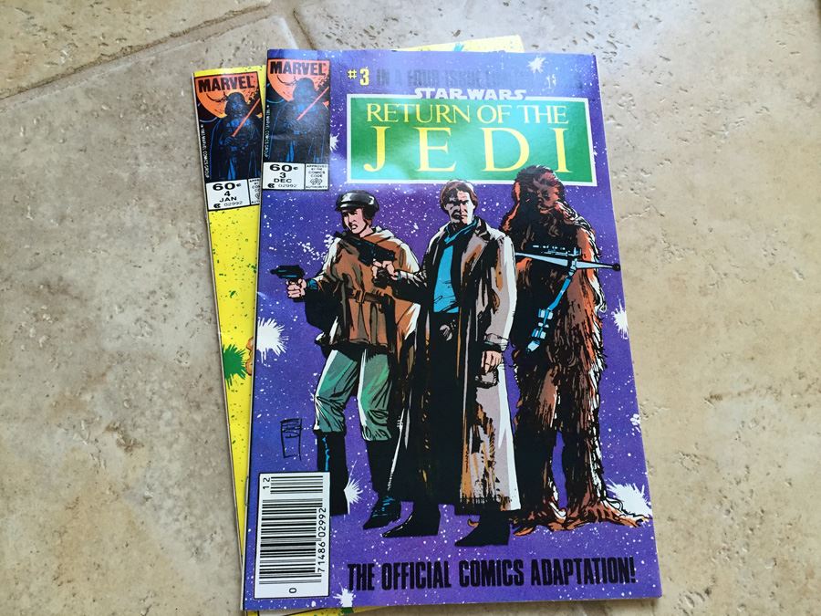 STAR WARS Return Of The Jedi Comic Book Series Issues #1-#4 [Photo 7]