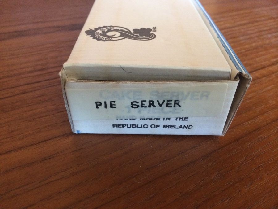 Vintage Waterford Crystal Pie Cake Knife Server  [Photo 2]