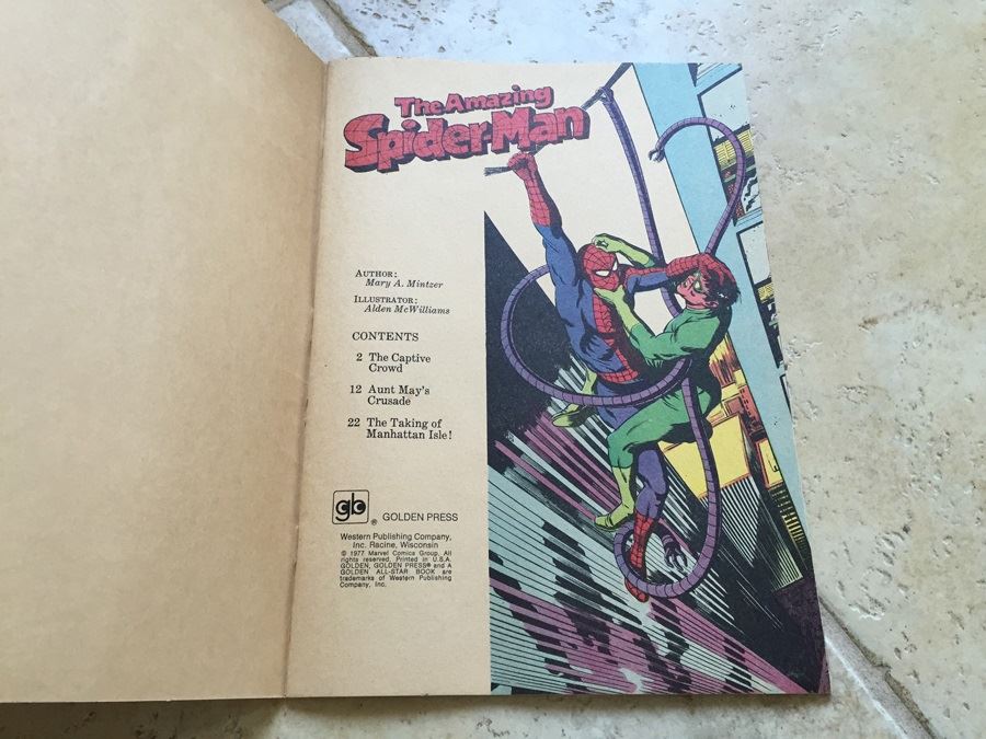 The Amazing Spider-Man Golden Press Vintage 1977 [Photo 3]