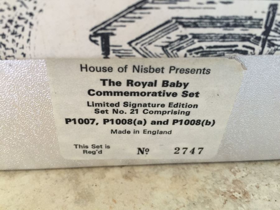 Peggy Nisbet Limited Edition Birth Of A Royal Baby Boy Collector's Signature Set In Box Signed [Photo 7]