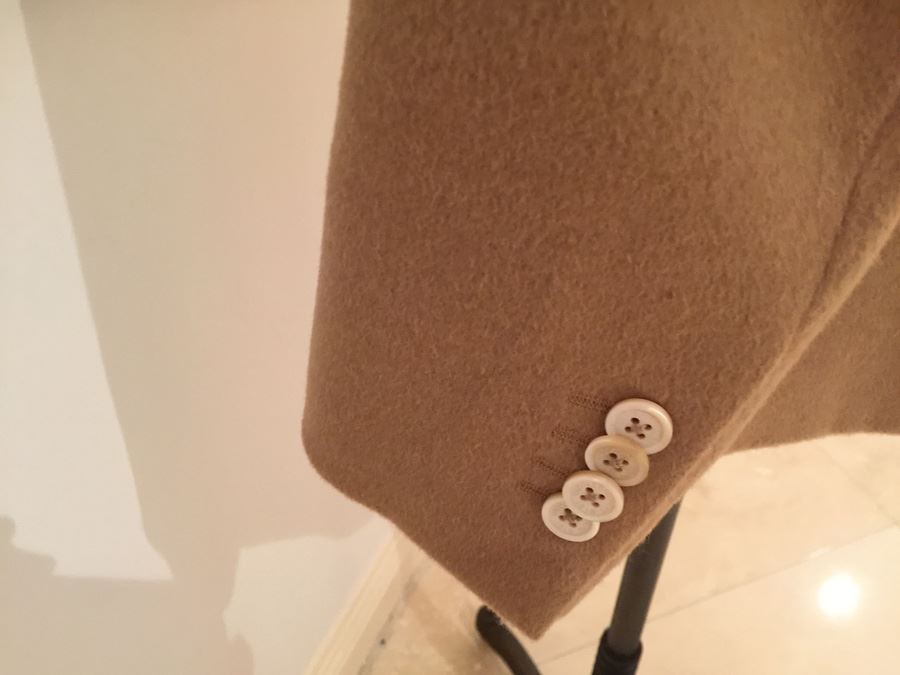 Brooks Brothers Camel Hair Jacket Size 4P [Photo 4]