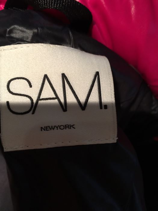 Pink Down Jacket By SAM New York Size S [Photo 3]