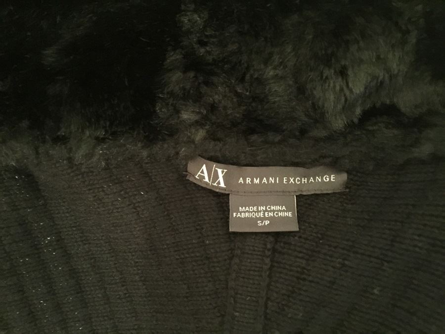 Black Armani Exchange Jacket Size S/P [Photo 3]
