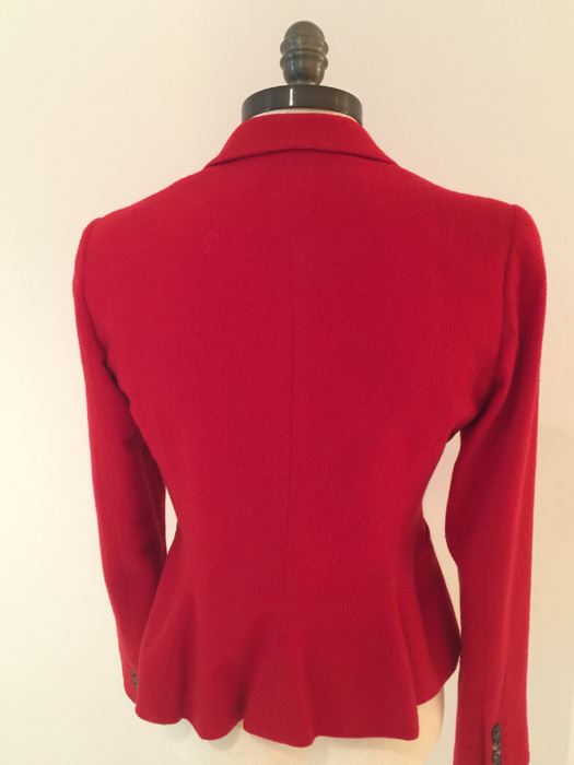 Red Ralph Lauren Jacket Size 4