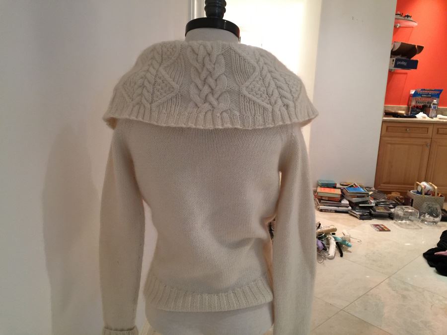 Ralph Lauren White Sweater Size S [Photo 2]