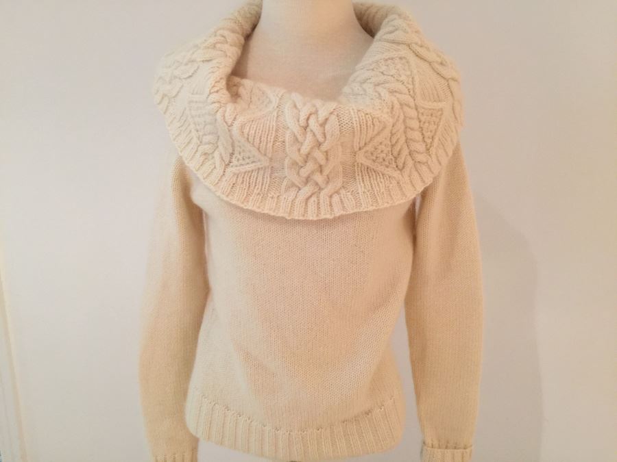 Ralph Lauren White Sweater Size S [Photo 1]