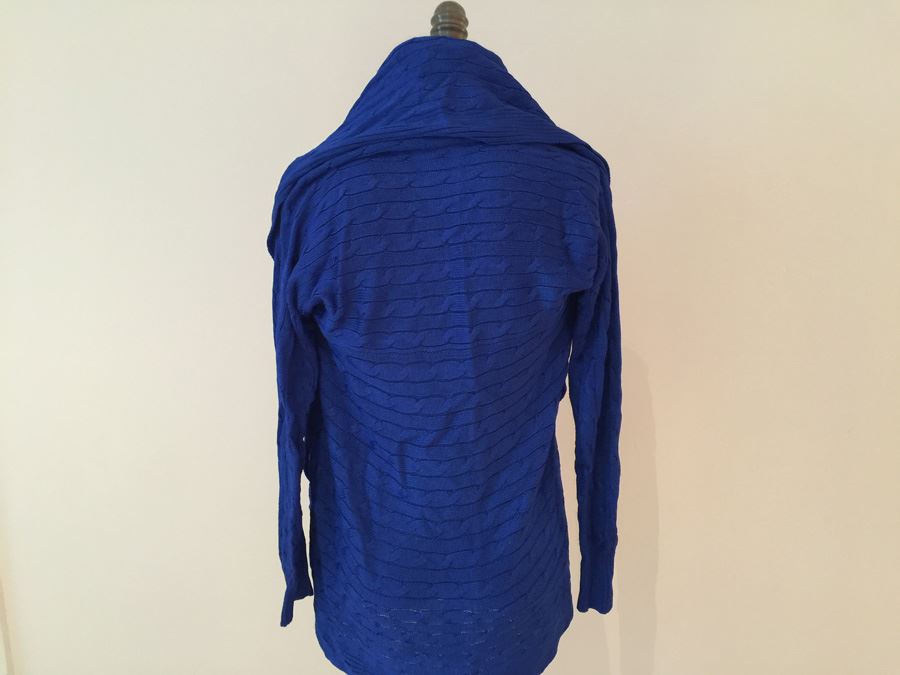 Ralph Lauren Blue Sweater Jacket Black Label Size S [Photo 1]