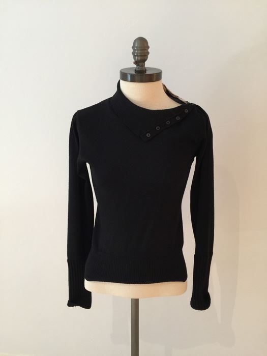 BURBERRY London Sweater Size XS Made In Italy 100% Extra Fine Merino Wool [Photo 1]