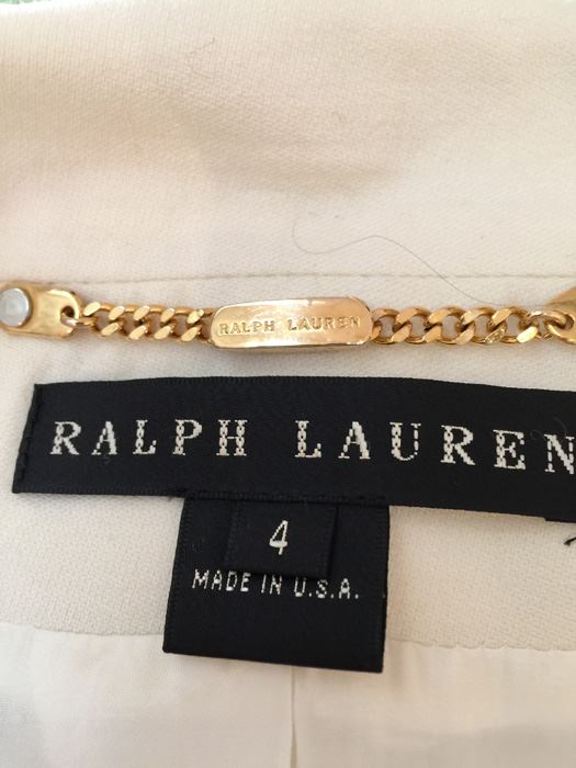 Ralph Lauren Jacket Black Label 100% Wool Size 4 [Photo 2]