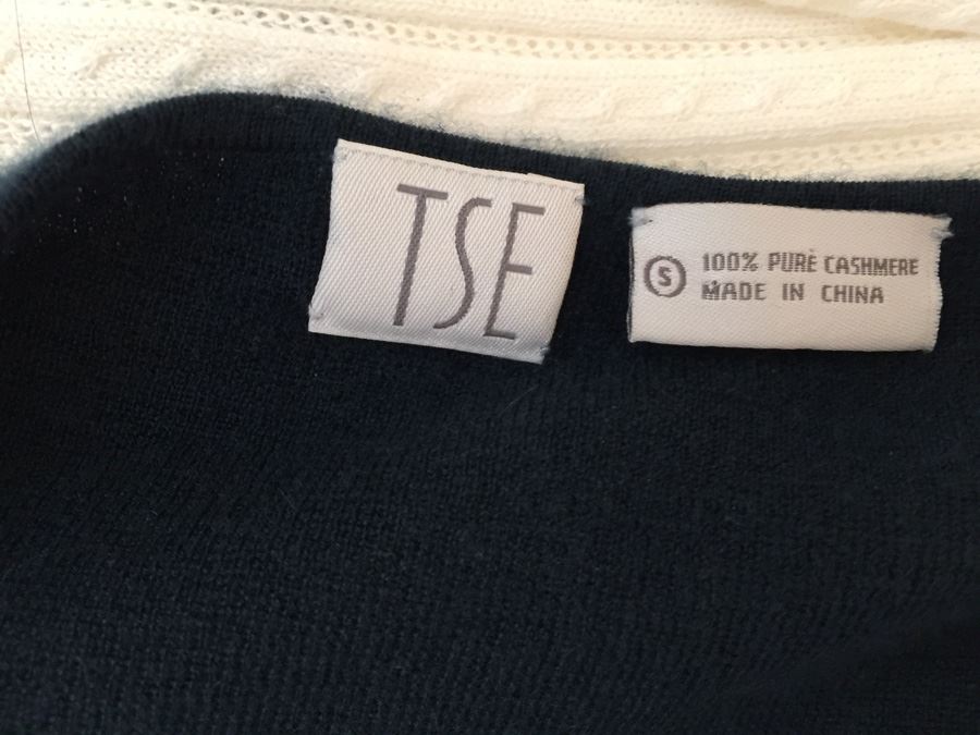 TSE 100% Cashmere Sweater Size S [Photo 2]