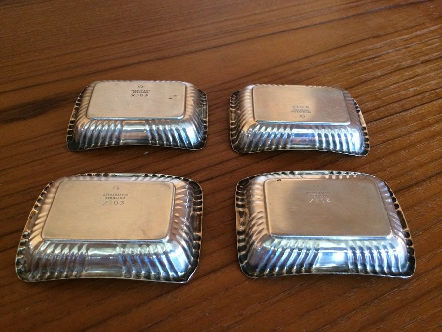 Small Sterling Silver Reed & Barton  Trays / Nut Dish [Photo 2]