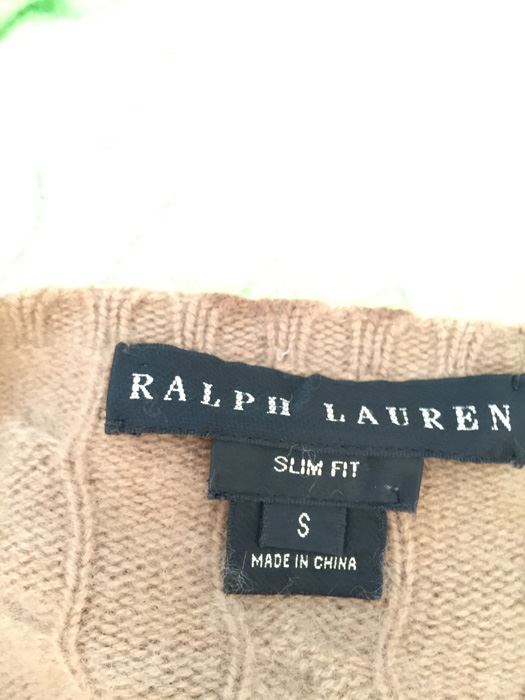 Ralph Lauren Slim Fit 100% Cashmere Sweater Black Label Size S [Photo 2]