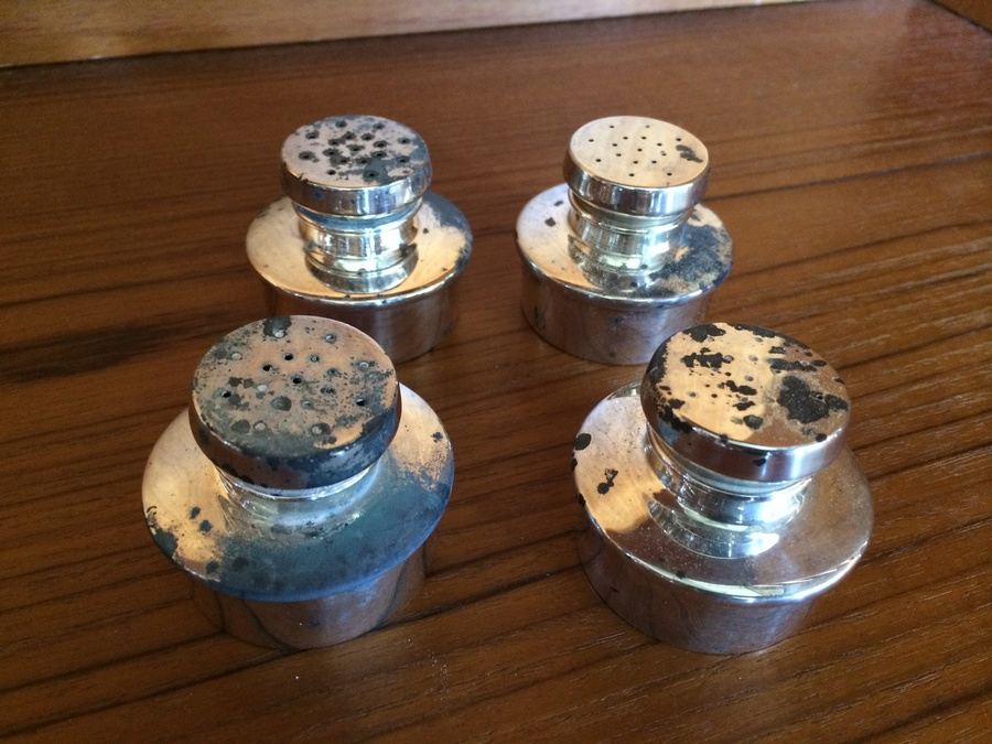 (4) Baldwin & Miller Sterling Salt and Pepper Shakers - Paul Revere Reproduction [Photo 1]