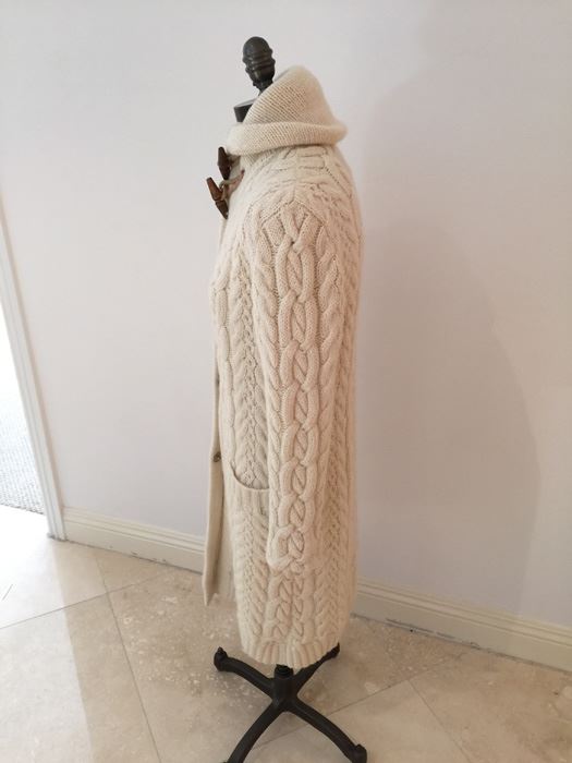 Ralph Lauren Hand Knit Italian Yarn Jacket Size S [Photo 4]