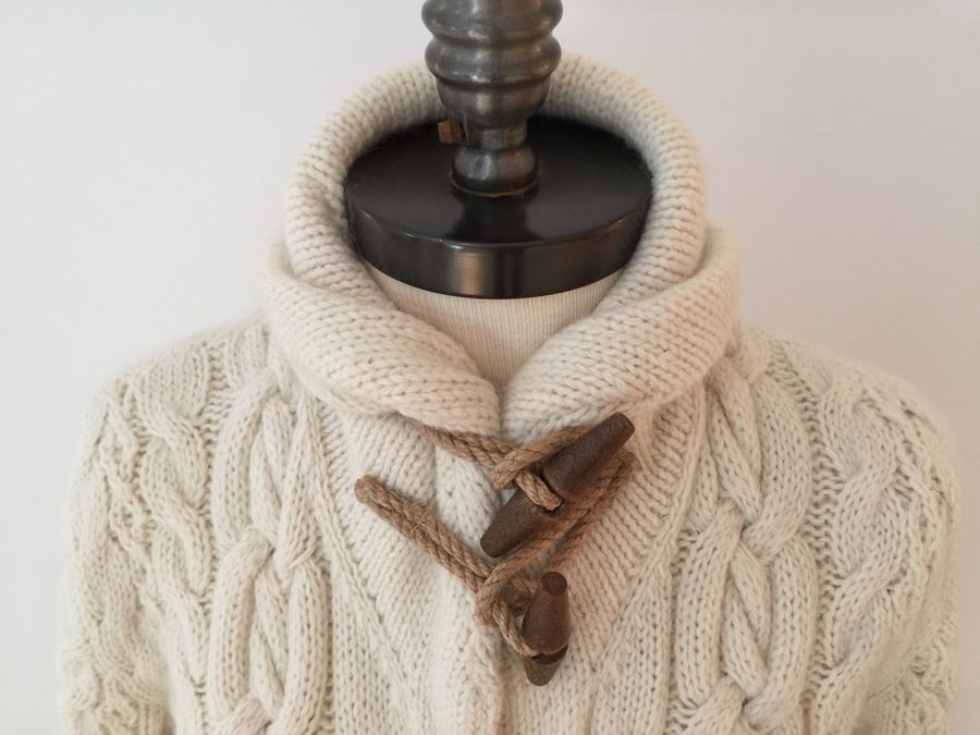 Ralph Lauren Hand Knit Italian Yarn Jacket Size S [Photo 2]