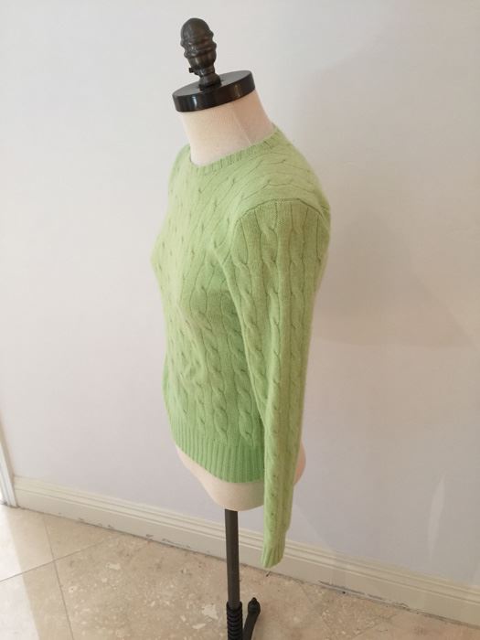 Ralph Lauren 100% Cashmere Sweater Black Label Size S [Photo 2]