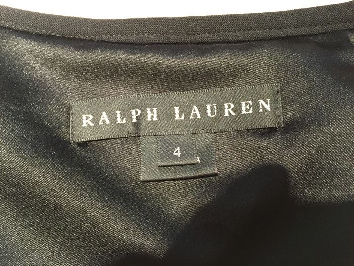 Ralph Lauren Dress Size 4 And Jacket Size 2 Black Label