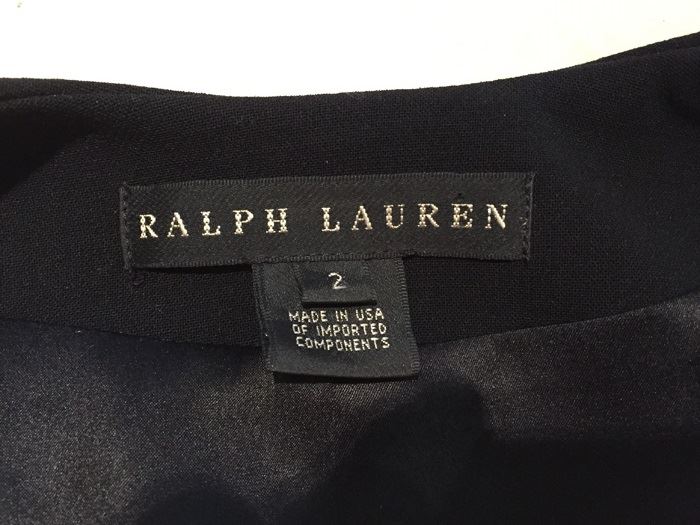 Ralph Lauren Dress Size 4 And Jacket Size 2 Black Label