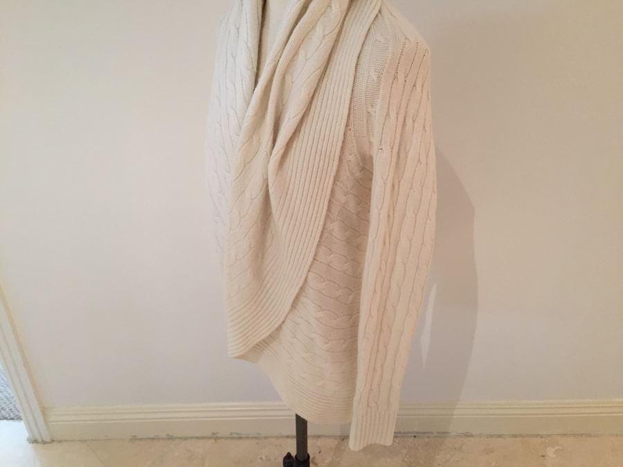 Ralph Lauren 100% Cashmere Sweater Jacket Black Label Size S [Photo 2]