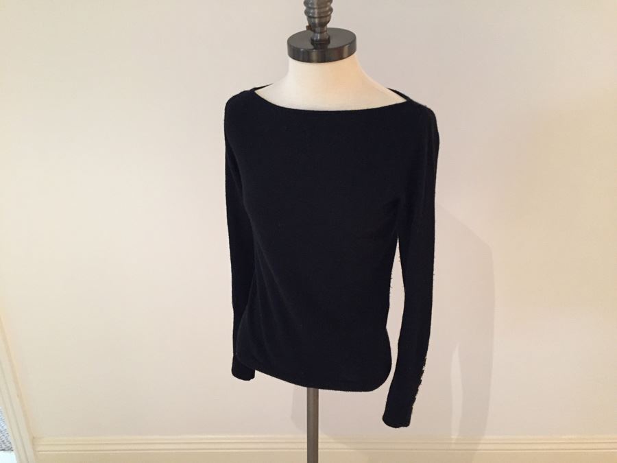 Ralph Lauren 100% Cashmere Sweater Black Label Size S [Photo 1]