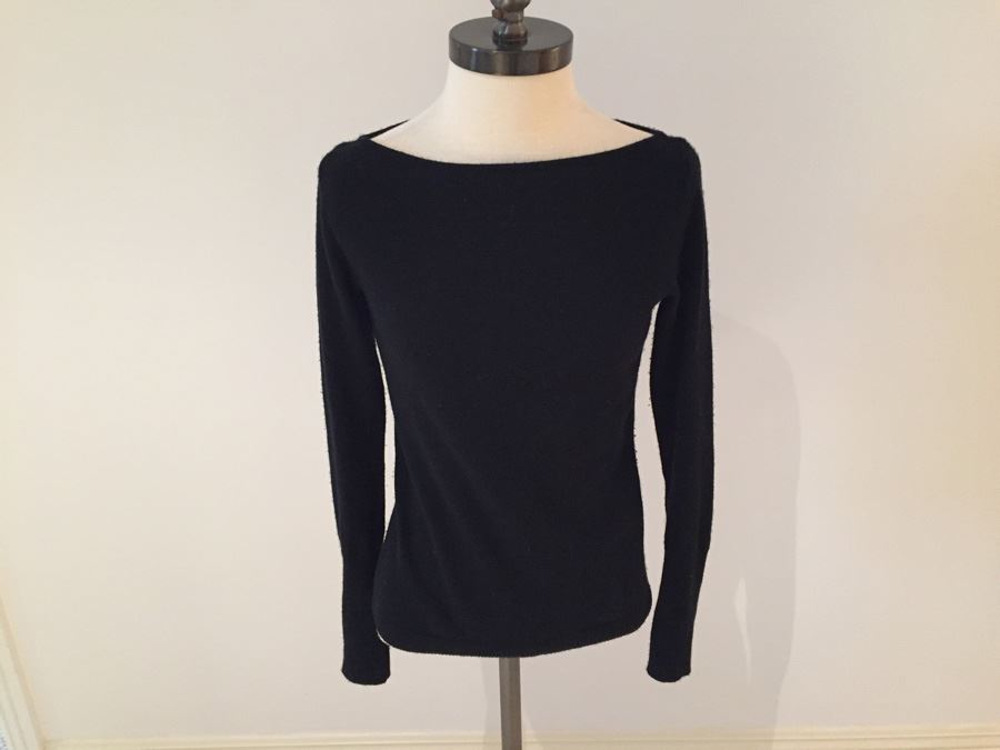 Ralph Lauren 100% Cashmere Sweater Black Label Size S [Photo 4]