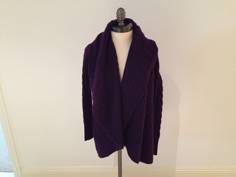 Purple Ralph Lauren Sweater Jacket Size XS [Photo 1]