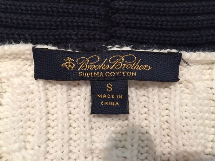 Brooks Brothers Sweater Supima Cotton Size S [Photo 3]