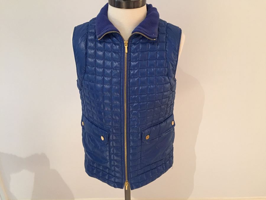 Blue Tory Burch Vest Jacket Size XS [Photo 1]