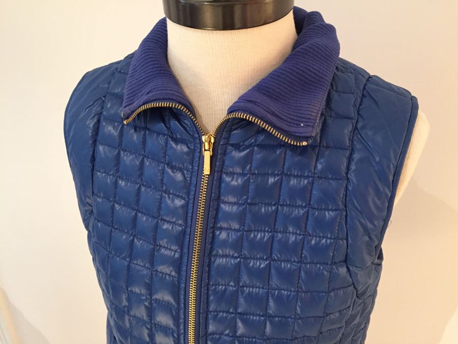 Blue Tory Burch Vest Jacket Size XS [Photo 2]