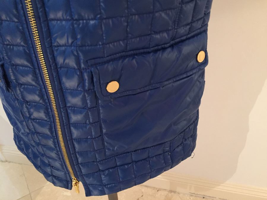 Blue Tory Burch Vest Jacket Size XS [Photo 4]