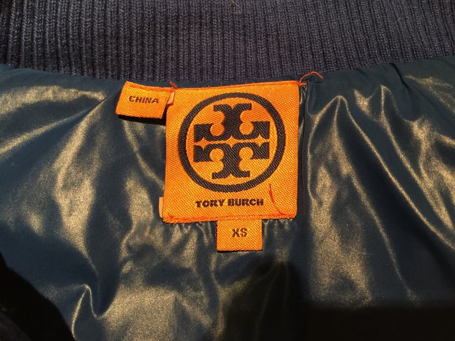 Blue Tory Burch Vest Jacket Size XS [Photo 5]