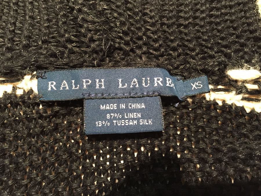 Ralph Lauren Sweater Jacket Size XS