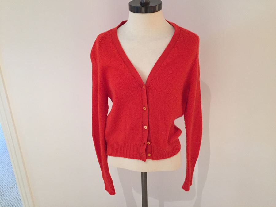 PRADA Red Sweater Size 40 [Photo 1]