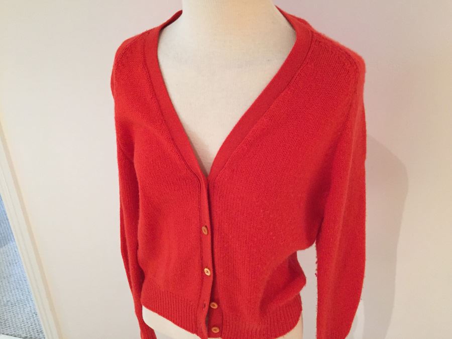 PRADA Red Sweater Size 40 [Photo 4]