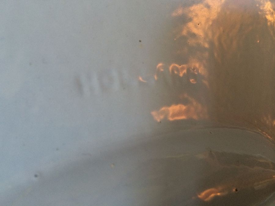 (2) Vtg DRU Holland Enamel Ware Cast Iron OVAL Dutch Oven w/ Lid Blue Pot Casserole [Photo 5]