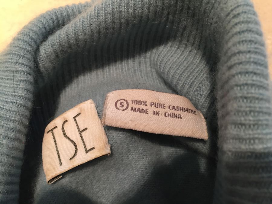 TSE 100% Pure Cashmere Sweater Size S [Photo 5]