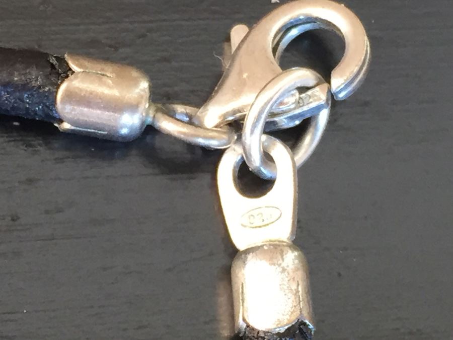 Nautilus Shell Pendant Necklace With Sterling Silver Clasp And Bale Wt:21.4g [Photo 14]