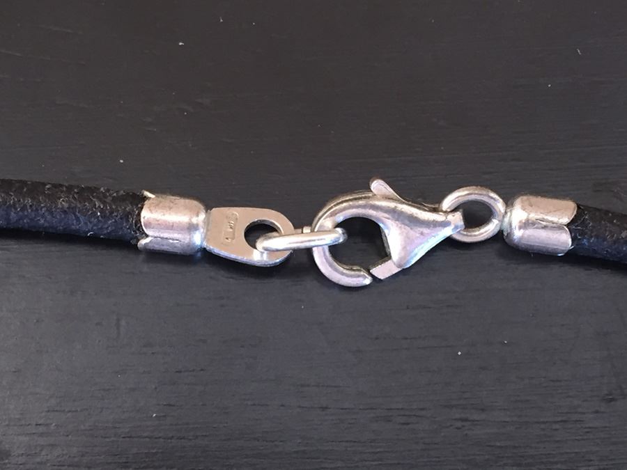 Nautilus Shell Pendant Necklace With Sterling Silver Clasp And Bale Wt:21.4g [Photo 10]