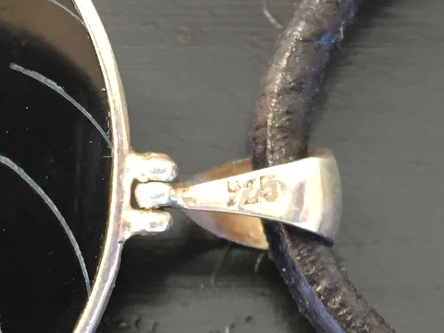 Nautilus Shell Pendant Necklace With Sterling Silver Clasp And Bale Wt:21.4g [Photo 12]